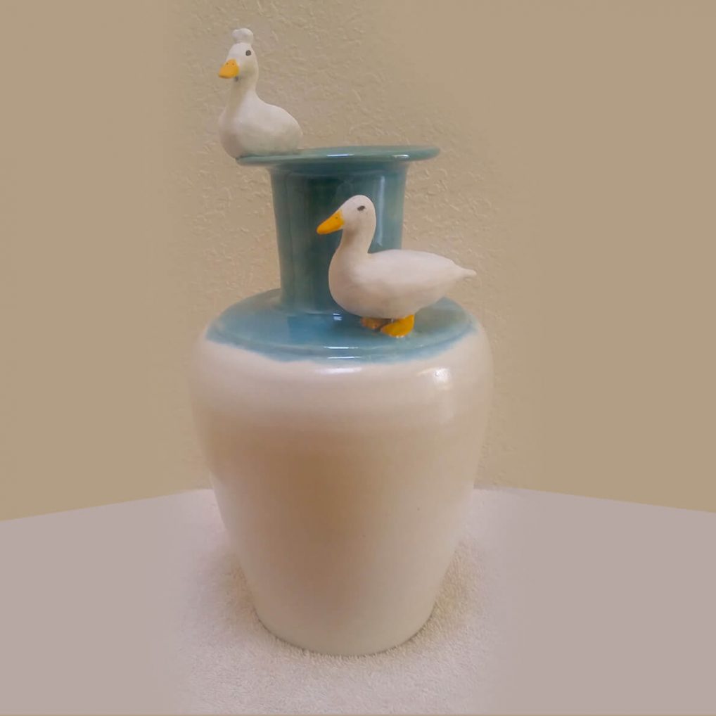 Custom Duck Vase